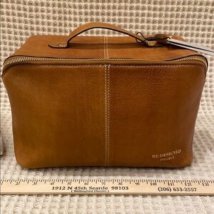 Re:Designed Project 10 knitting or crochet leather project bag NEW